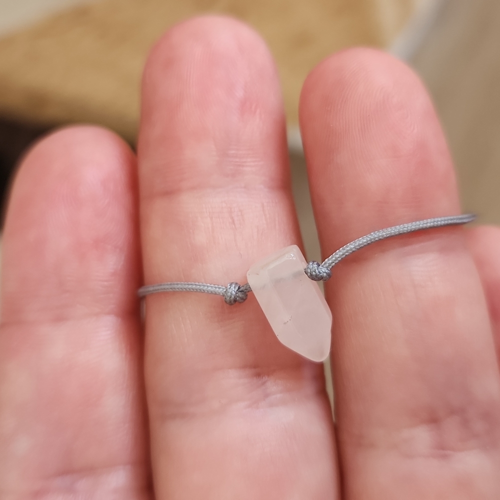 Rose quartz necklace